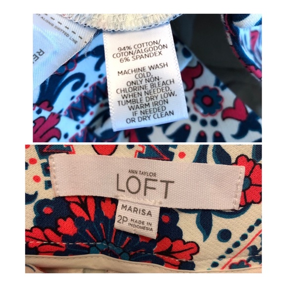 Loft mosaic print Pants - Picture 5 of 8